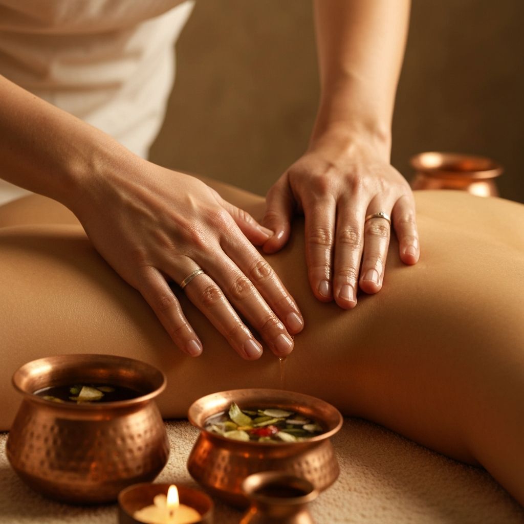 Ayurvedic treatment with traditional copper vessels
